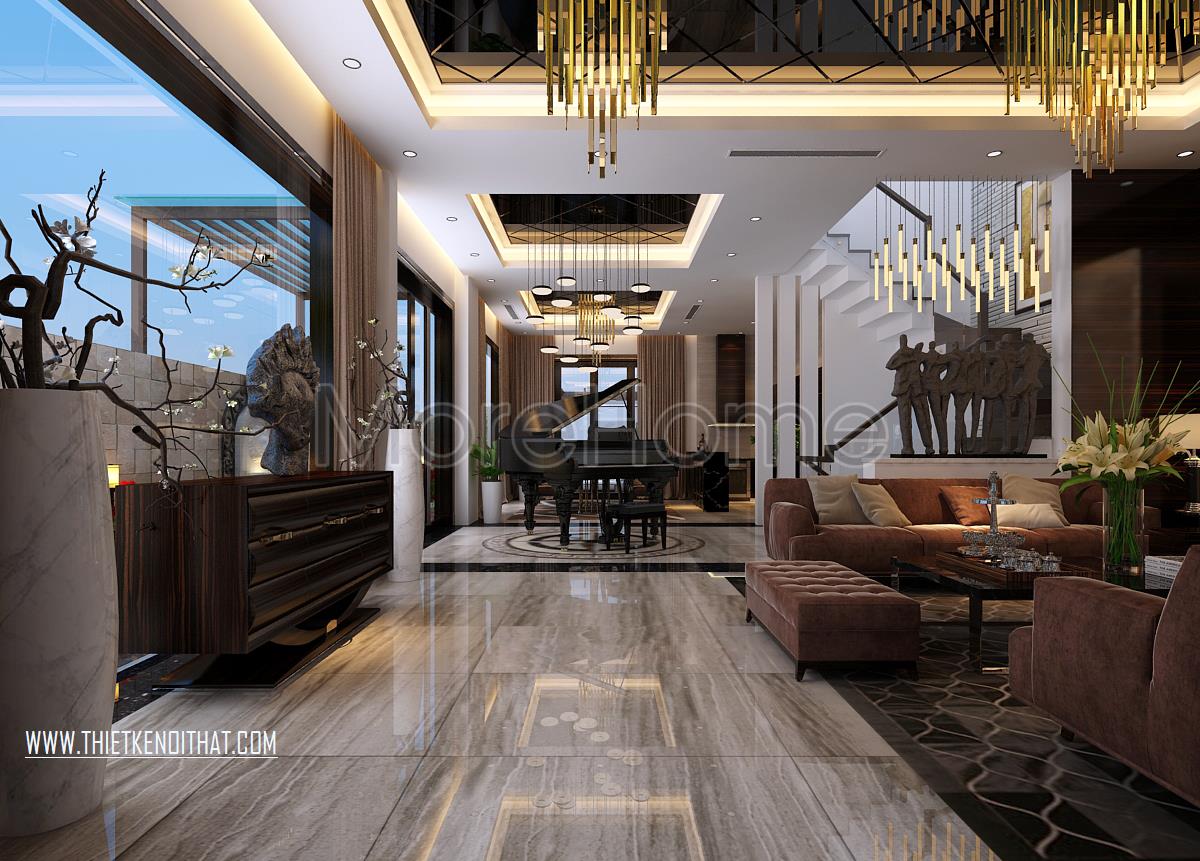 Thiết kế nội thất biệt thự VinHome RiverSide
